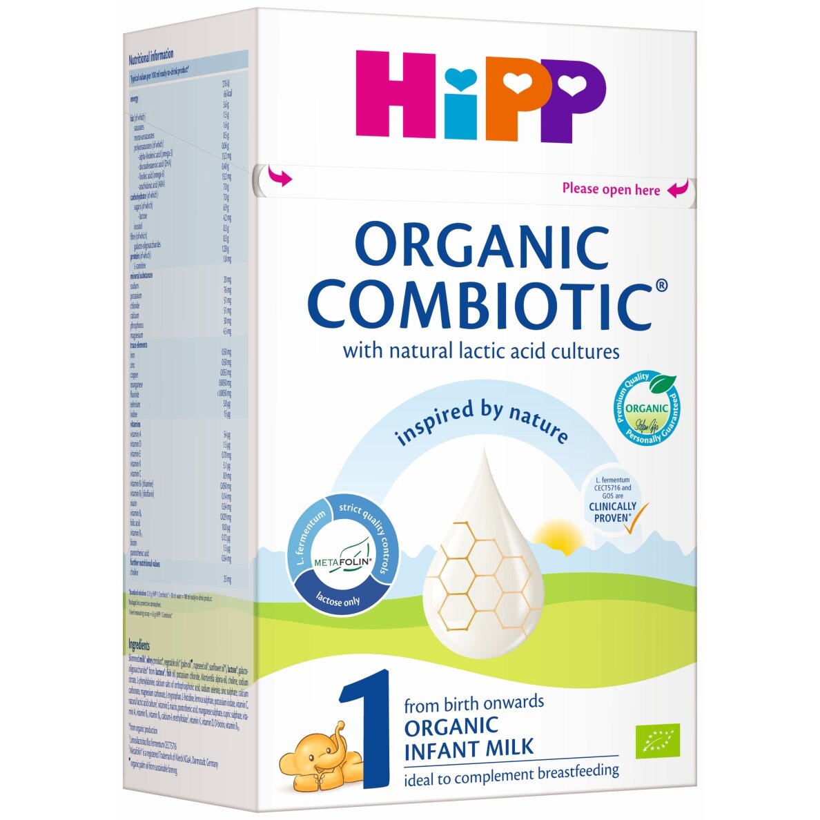BIO HiPP 1 COMBIOTIC® Ekoloģisks mākslīgais piena maisījums zīdaiņiem BIO HiPP 1 COMBIOTIC® Ekoloģisks mākslīgais piena maisījums zīdaiņiem