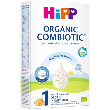 BIO HiPP 1 COMBIOTIC® Ekoloģisks mākslīgais piena maisījums zīdaiņiem