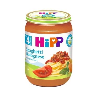 Bioloģiskā biezeņa "Spageti ar Boloņas mērci"