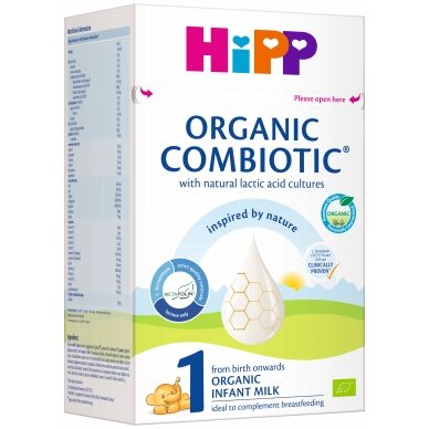 BIO HiPP 1 COMBIOTIC® Ekoloģisks mākslīgais piena maisījums zīdaiņiem BIO HiPP 1 COMBIOTIC® Ekoloģisks mākslīgais piena maisījums zīdaiņiem