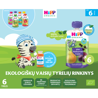 Ekoloģisku biezeņa izlase no 6 mēnešu vecuma, 6 gab. + DĀVANA ORS200 Ekoloģisku biezeņa izlase no 6 mēnešu vecuma, 6 gab. + DĀVANA ORS200
