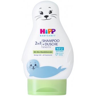 Šampūns un attīrošs līdzeklis HiPP “Babysanft” Šampūns un attīrošs līdzeklis HiPP “Babysanft”