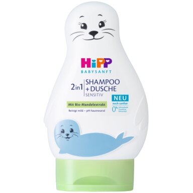 Šampūns un attīrošs līdzeklis HiPP “Babysanft”