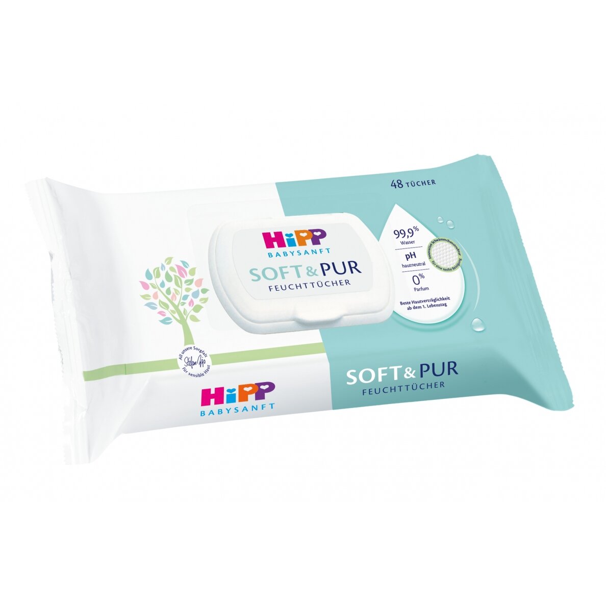 Mitrās salvetes HiPP “Babysanft”