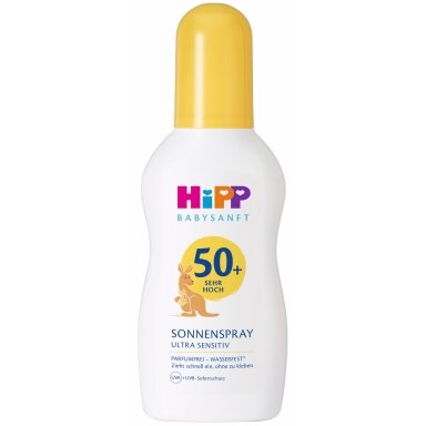 Saules aizsargpieniņš, SPF 50,  HiPP “Babysanft”,